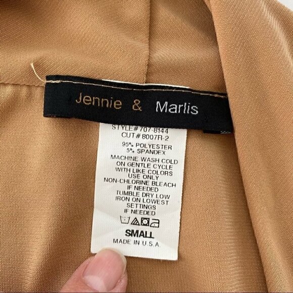 Surplice sleeveless top  with ruching, stretch jersey knit - Picture 8 of 8